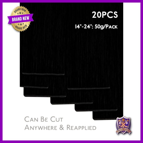 18 Inch Real Human Hair Extensions, 20 Piece Tape-In Set, Seamless main image 5